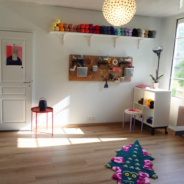 Atelier - Laine de Nacre - Tufting - Ver sur Mer