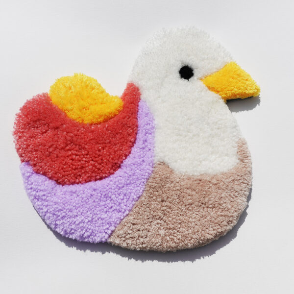 Mouette - Pastel Rainbow - Laine de Nacre - Tufting